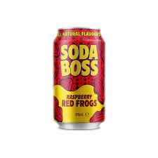 Soda Boss Raspberry Red Frog