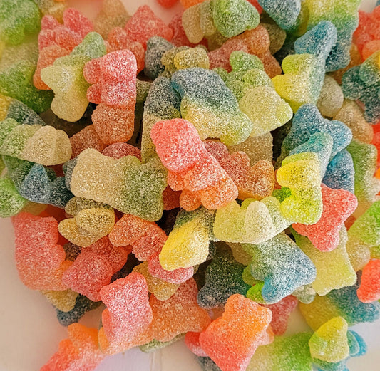 Sour gummi bears