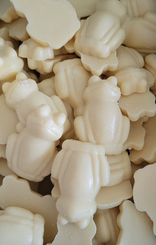 white chocolate frogs