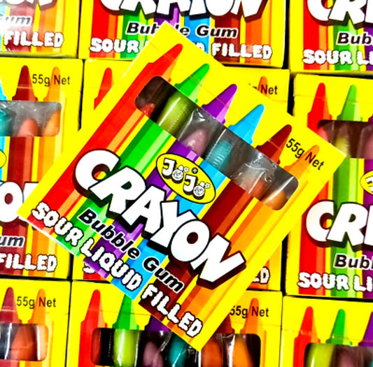 JOJO Crayon sour liquid filled bubblegum