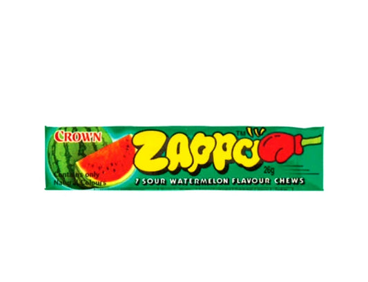 Zappo Sour watermelon flavour chews